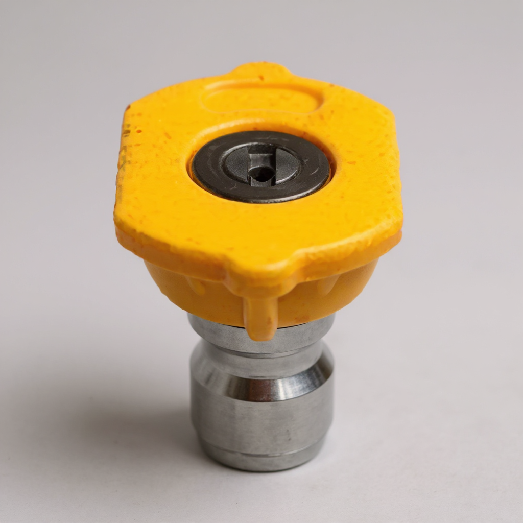 15° Pressure Washer Nozzle — Yellow Quick-Connect Tip (4.0 / 5.0 / 6.0 / 8.0)