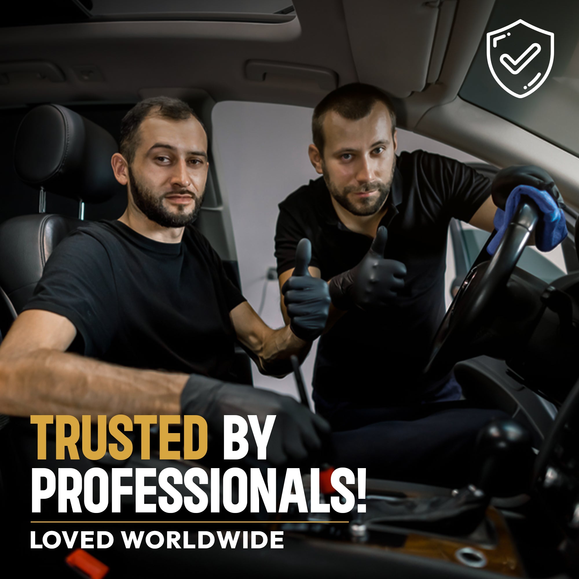 6 Mil Black Nitrile Disposable Gloves