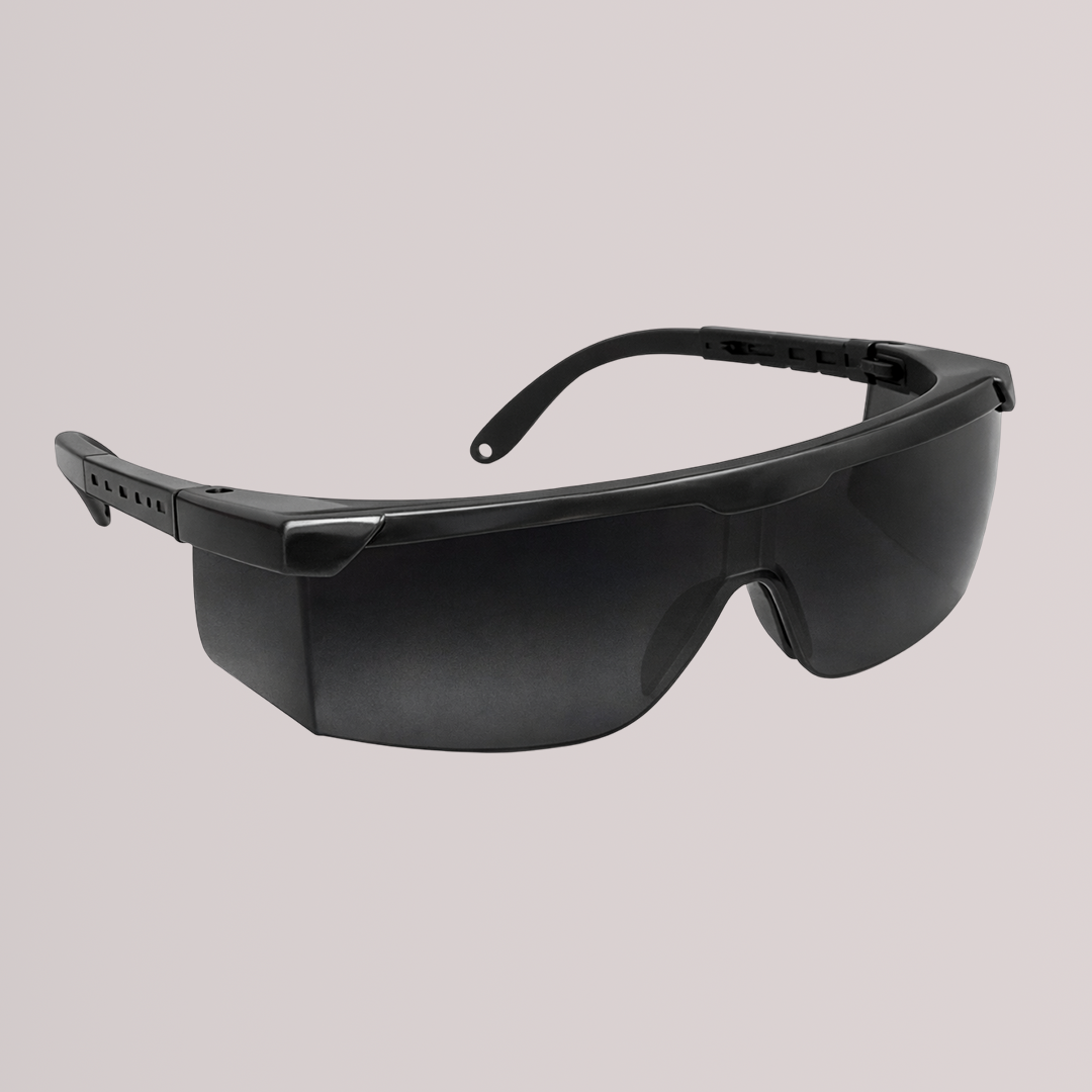 Titan Shield™ Safety Glasses – Smoke Lens (ANSI Z87.1 | Anti-Fog | Full Coverage)