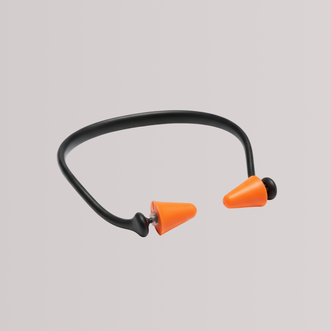 Banded Earplugs — Reusable Hearing Protection, Noise-Reducing 25 dB, Lightweight & Comfortable