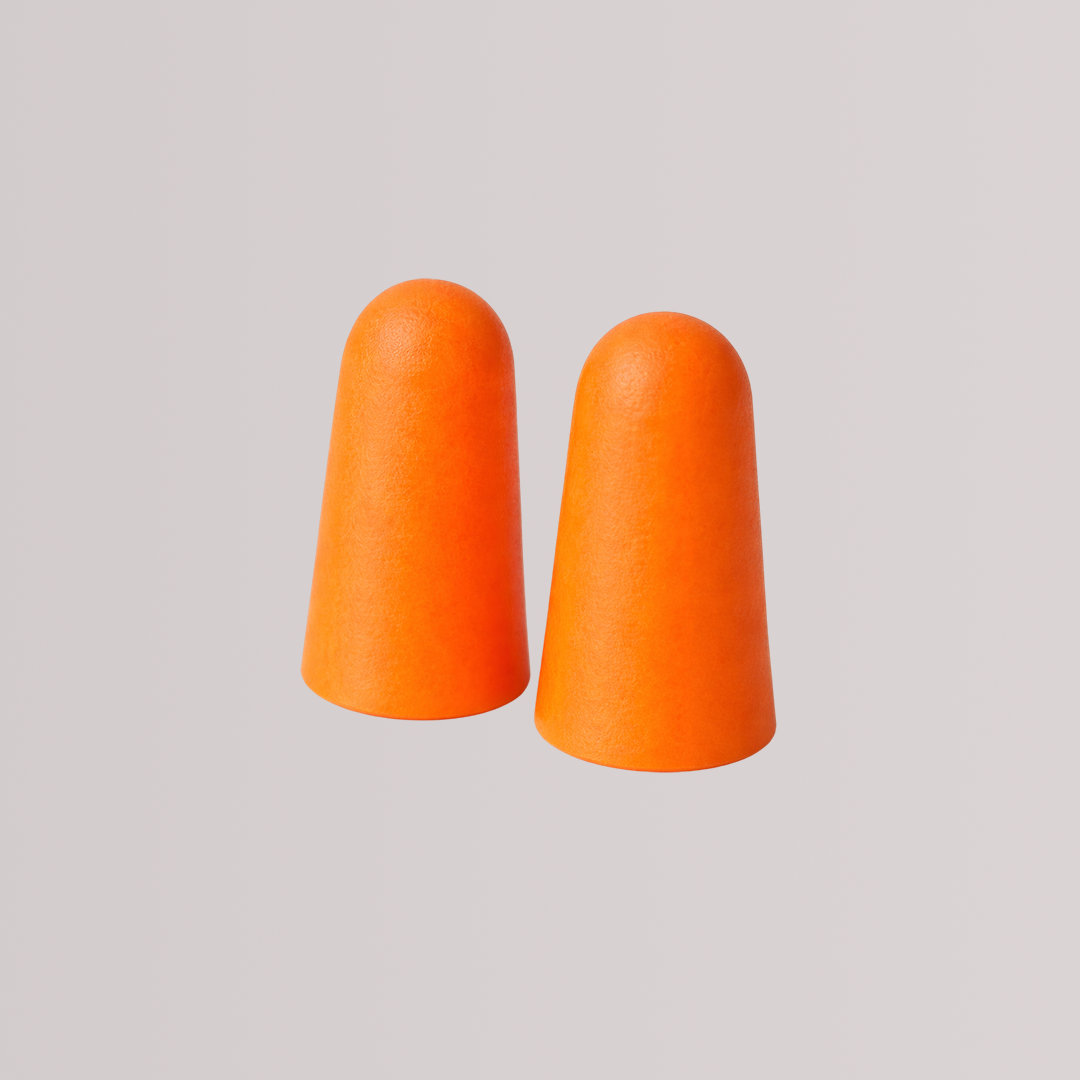 Foam Earplugs - (100 Pairs) Bullet Style, Noise Reduction 32 dB, Individually Wrapped