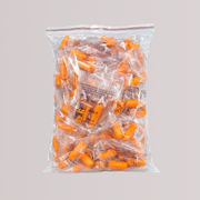 Foam Earplugs - (100 Pairs) Bullet Style, Noise Reduction 32 dB, Individually Wrapped