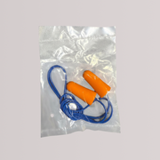 Corded Foam Earplugs - (100 Pairs) Noise Reduction 32 dB, Soft Foam, Individually Wrapped