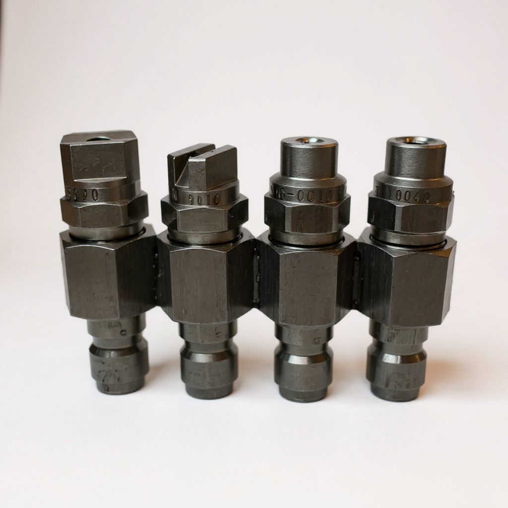 Titan J-Rod Nozzle Holder With 4 Included Nozzle Tips — Stainless Steel