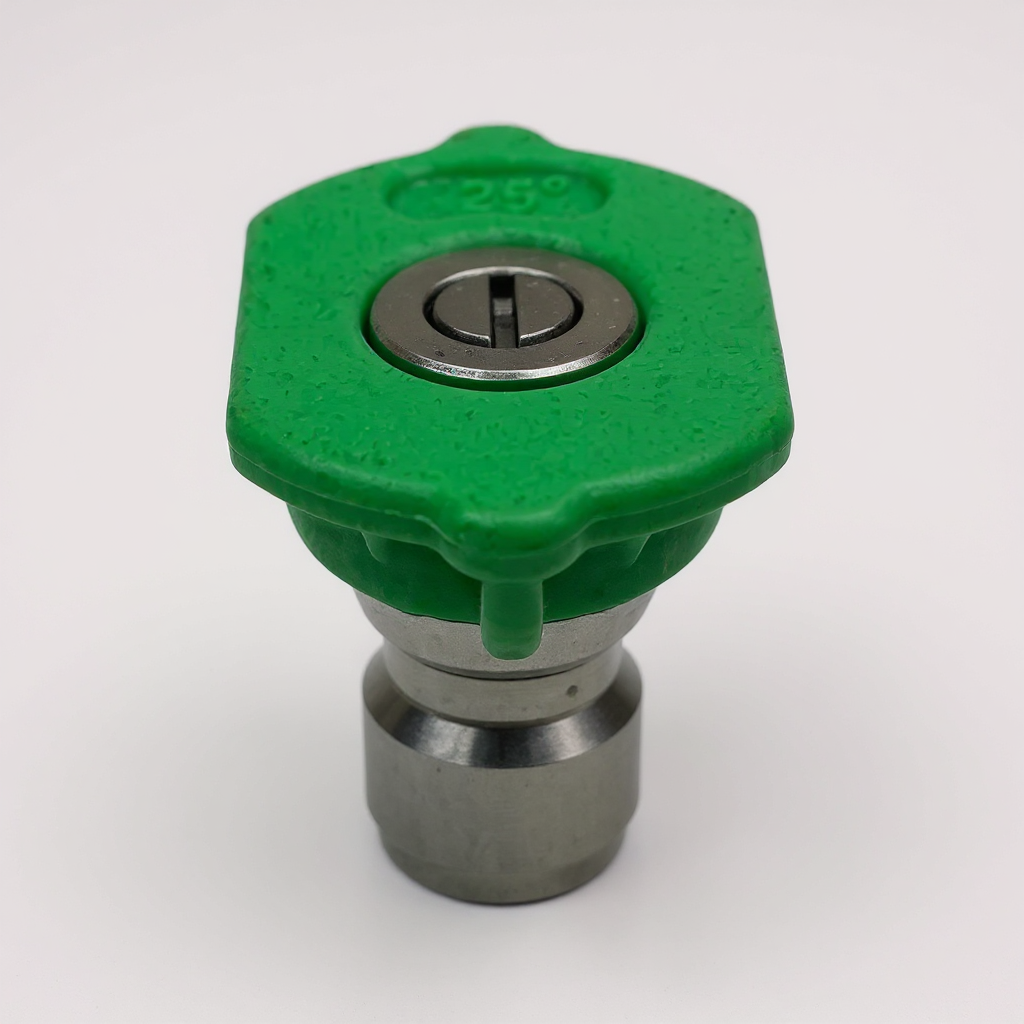 25° Pressure Washer Nozzle — Green Quick-Connect Tip (4.0 / 5.0 / 6.0 / 8.0)