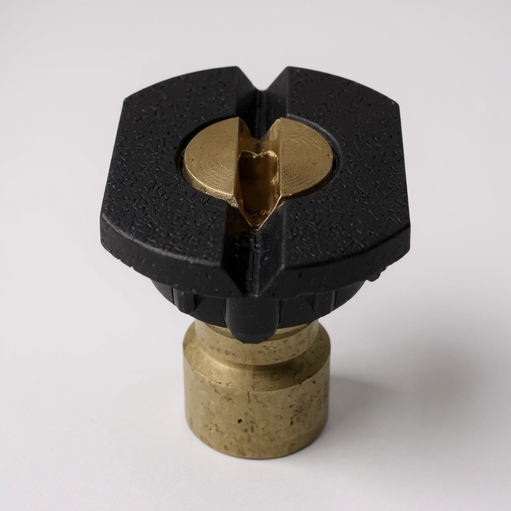 Soap Nozzle — Black Low-Pressure Quick-Connect Tip