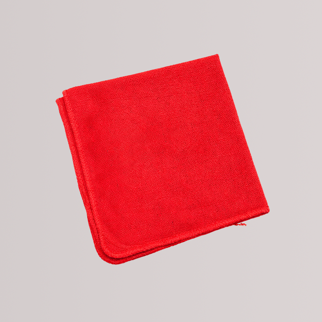Red Shop Towels — 14″ × 14″, Heavy-Duty Cloth Wipers, 5 lb Box